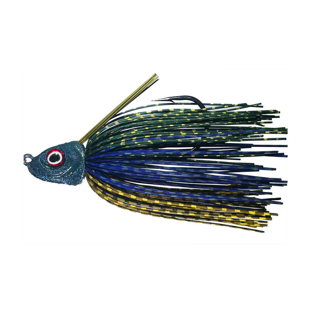 2K Jigs Deposit Swim Jig Elite Reptile Rubber in Bluegill