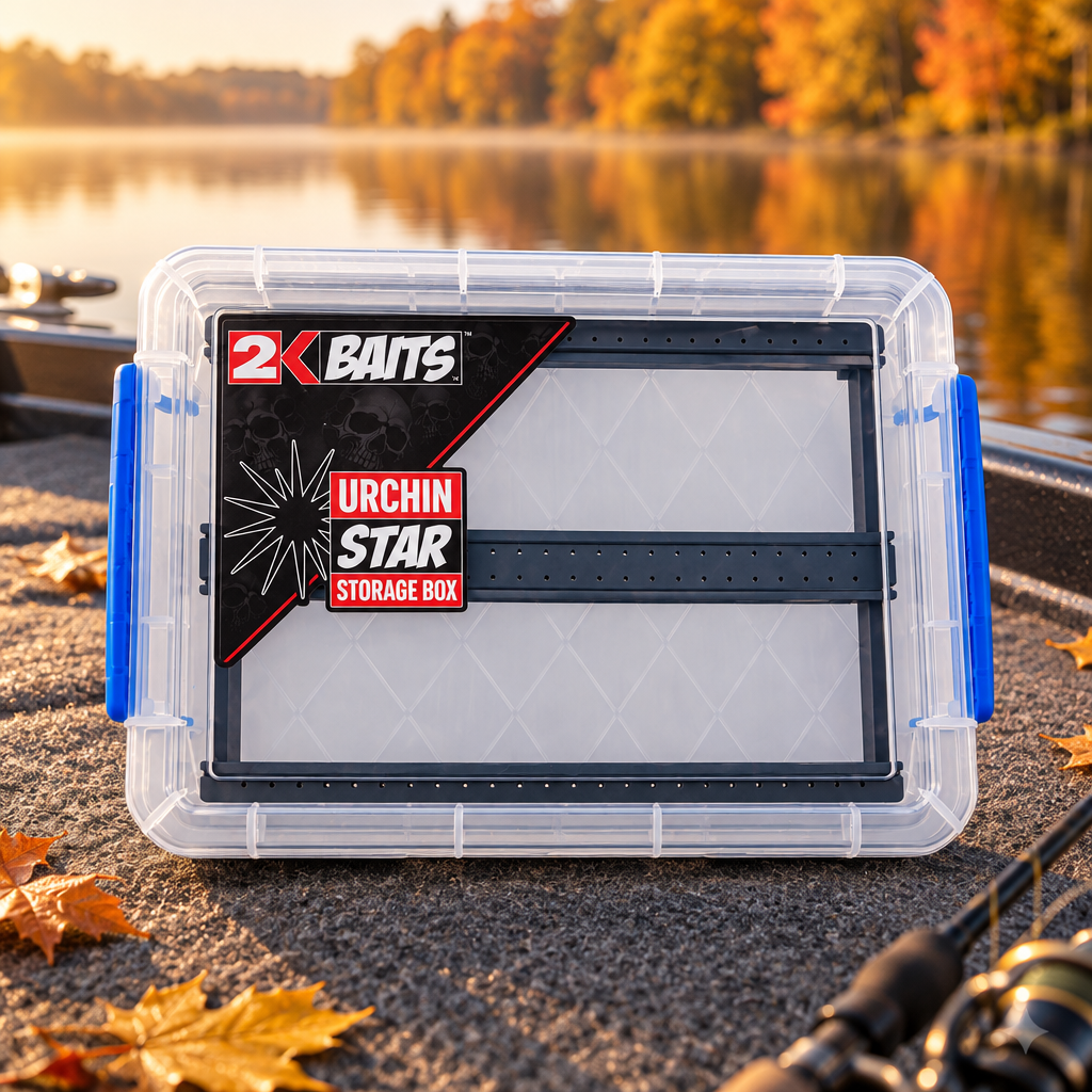 2K Urchin Star Storage Box on bow of boat