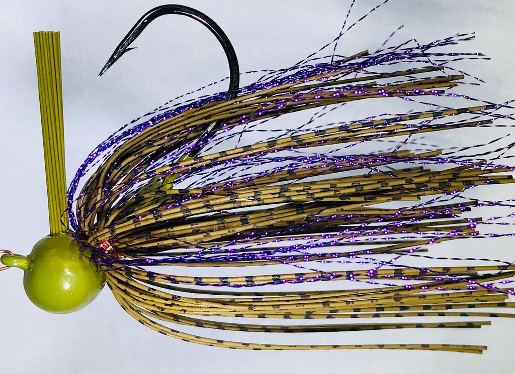 Red Zone Rubber Flash Football Jig