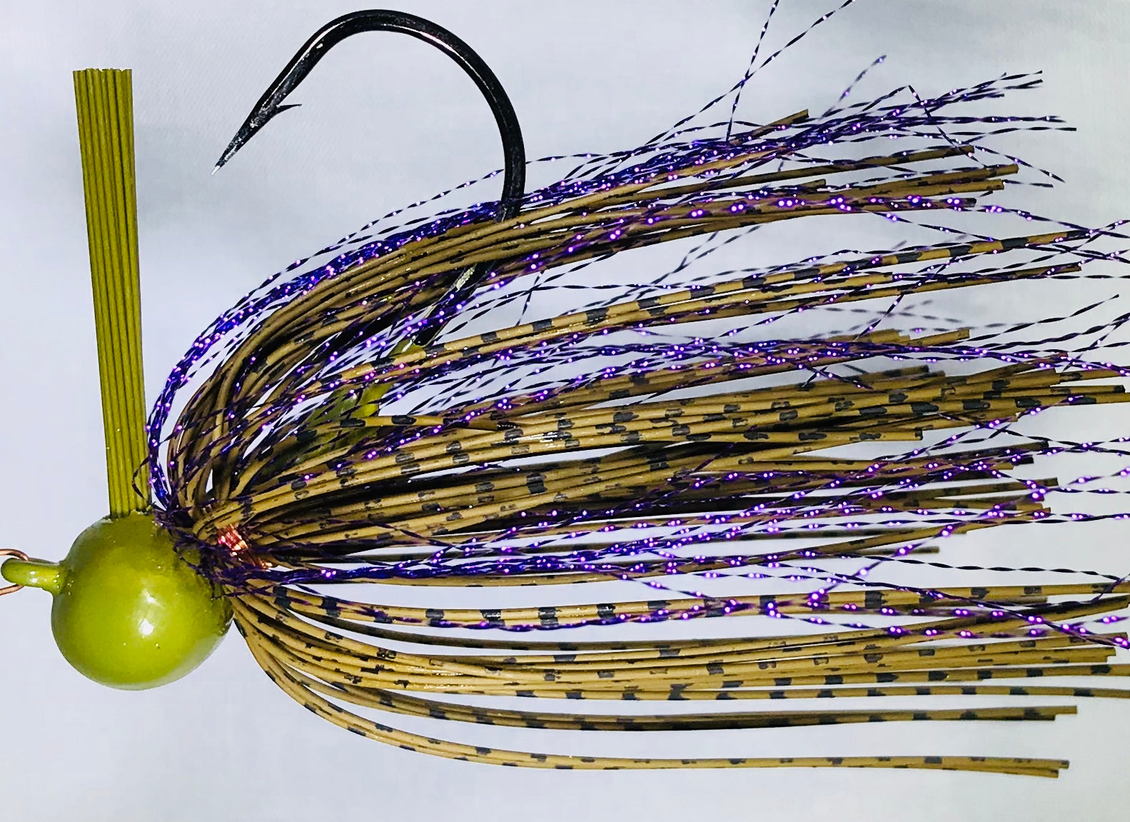 Red Zone Rubber Flash Football Jig
