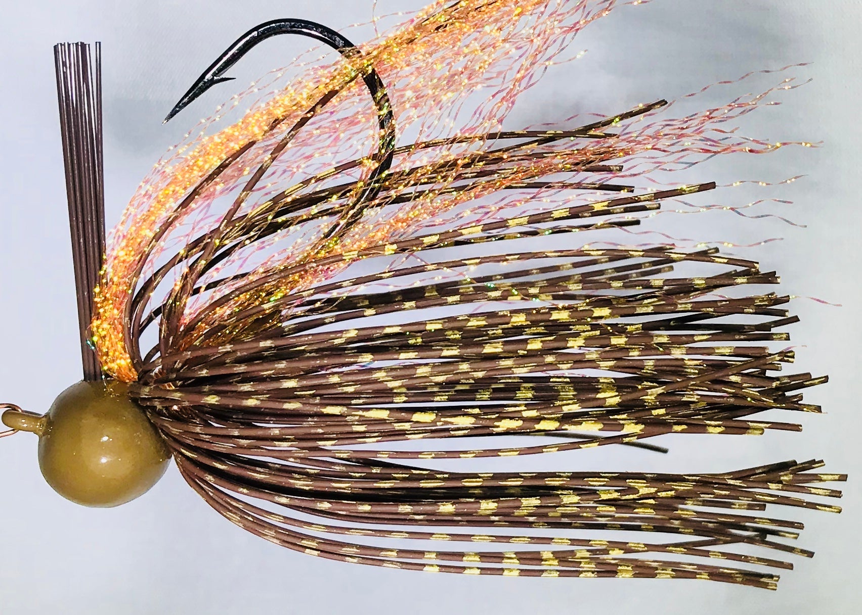 Red Zone Rubber Flash Football Jig