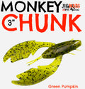 Monkey Chunk 3" in Green Pumpkin