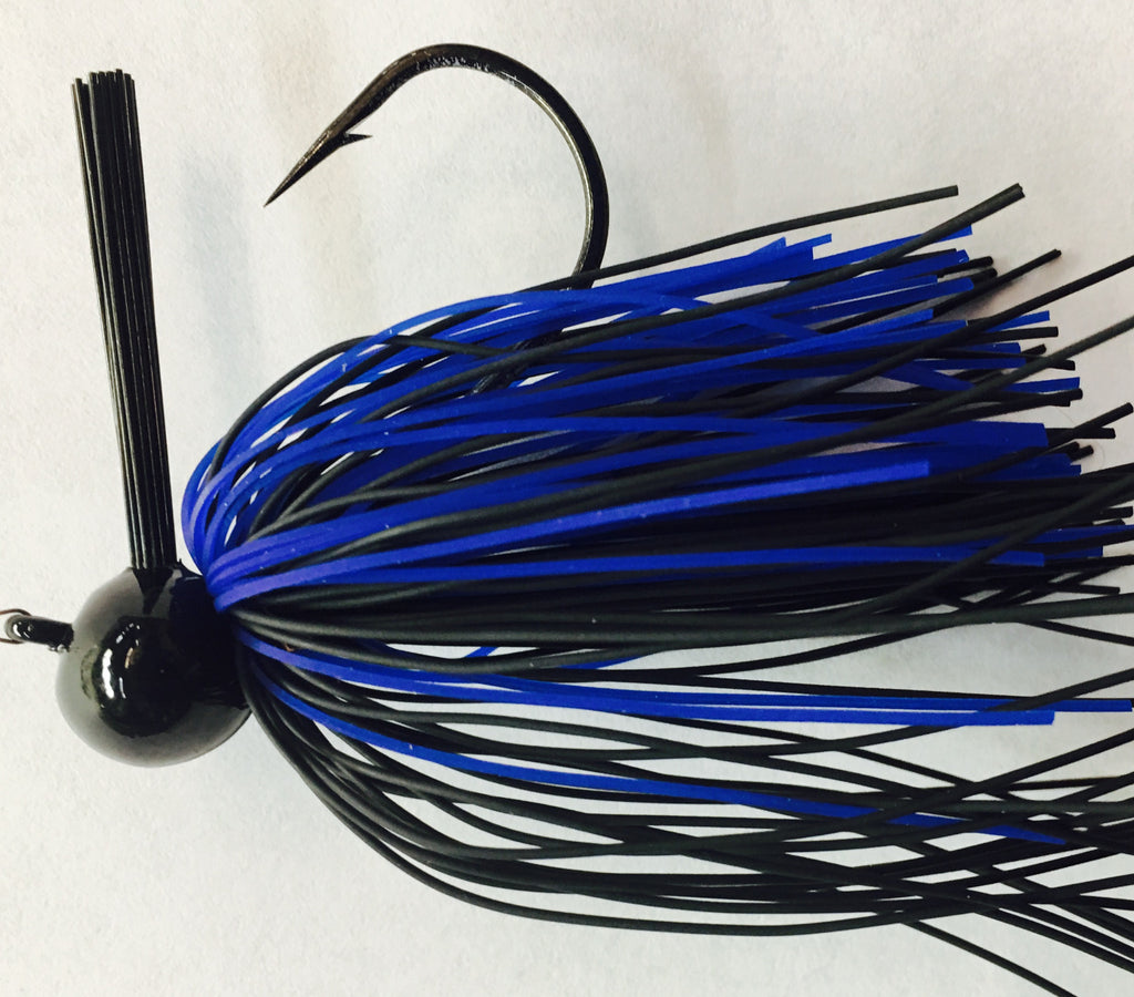 Red Zone Jig | Copper-Tied Living Rubber Skirt | KustomKickerJigs